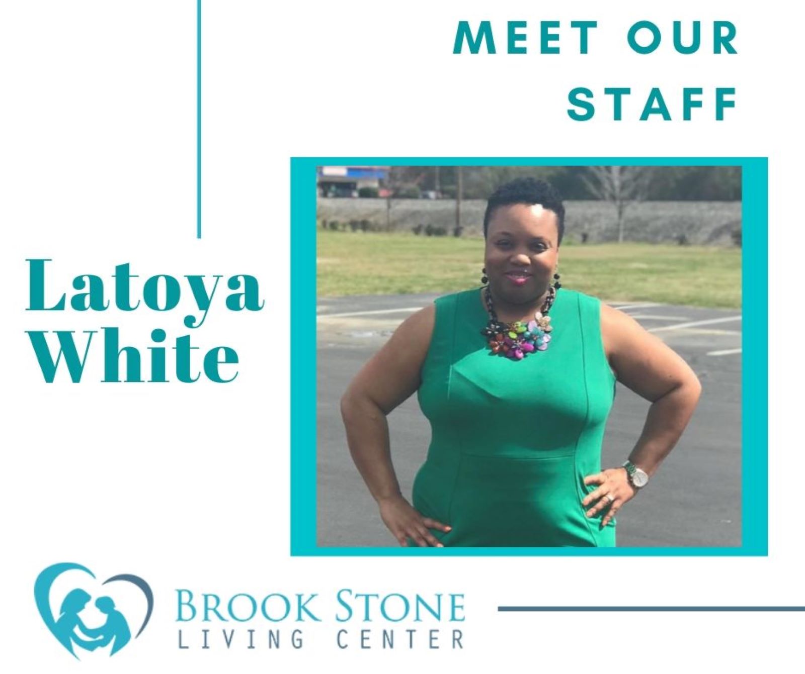 Staff member Latoya White at Brook Stone