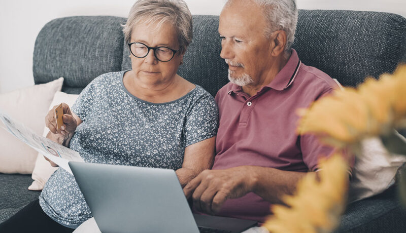 Elderly Man and Woman Checking Documents About What Is Advanced Care Directives